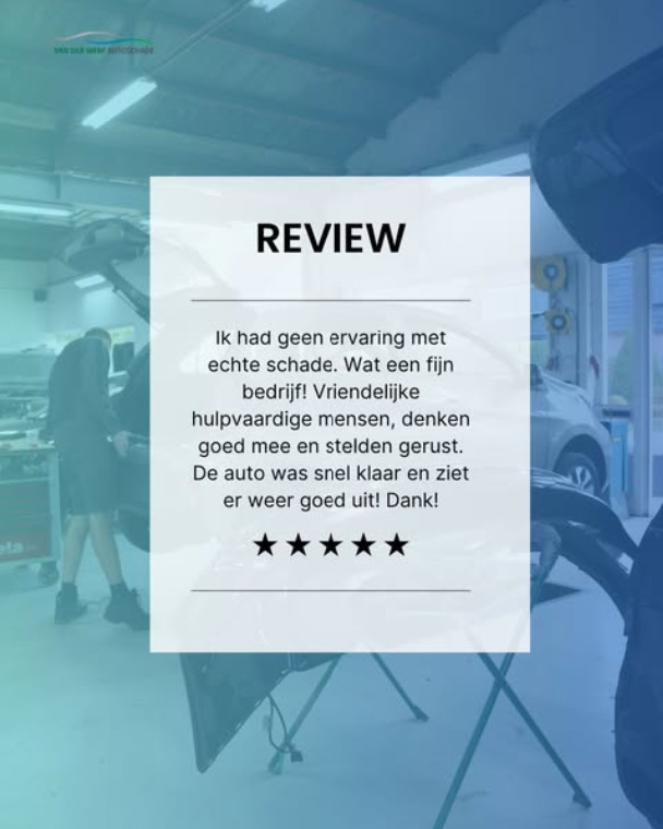 Reviews Autoschade van der Werf Lunteren
